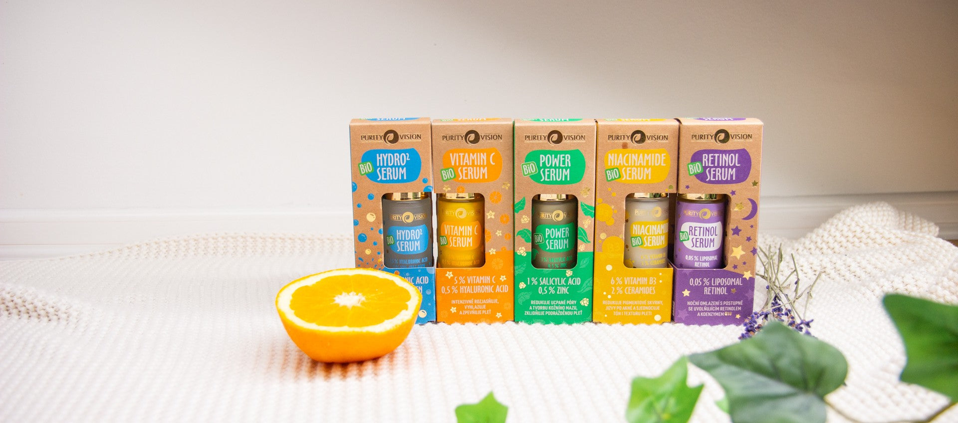 Bio pleťové séra
