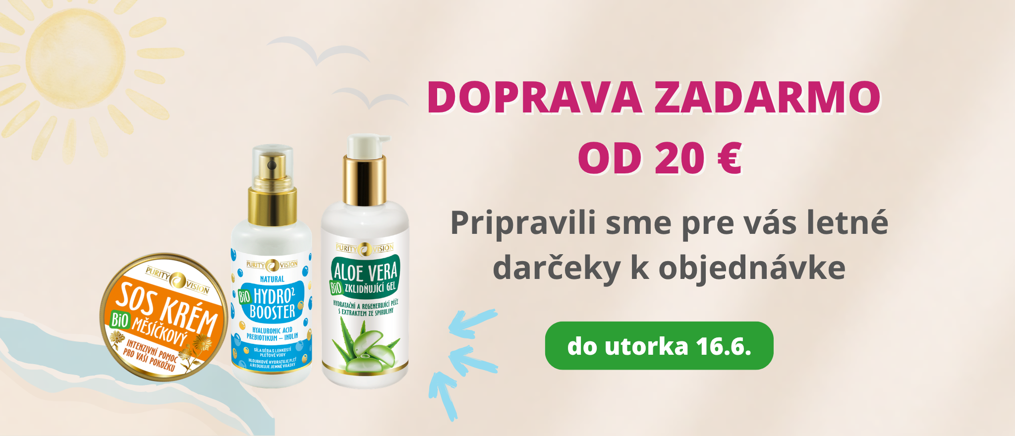 Doprava zadarmo + darček