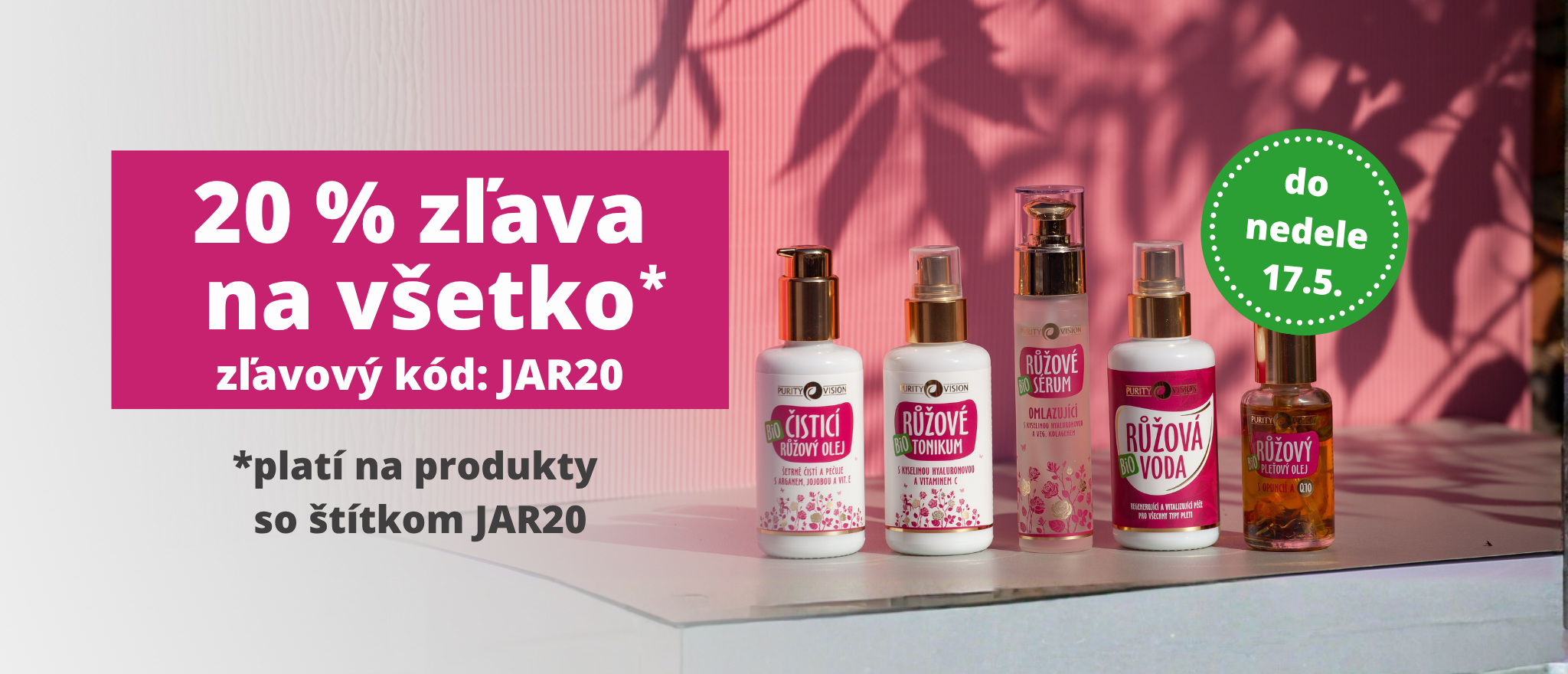 20 % ZĽAVA NA VŠETKO