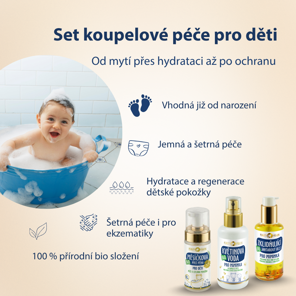 Set kúpeľovej starostlivosti pre deti
