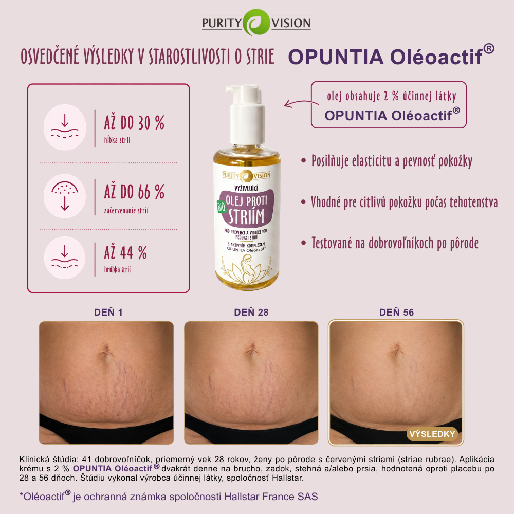 Bio Vyživujúci olej proti striám 200 ml