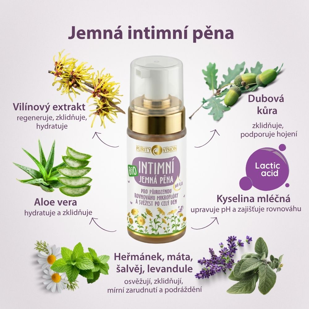 Bio Jemná intímna pena