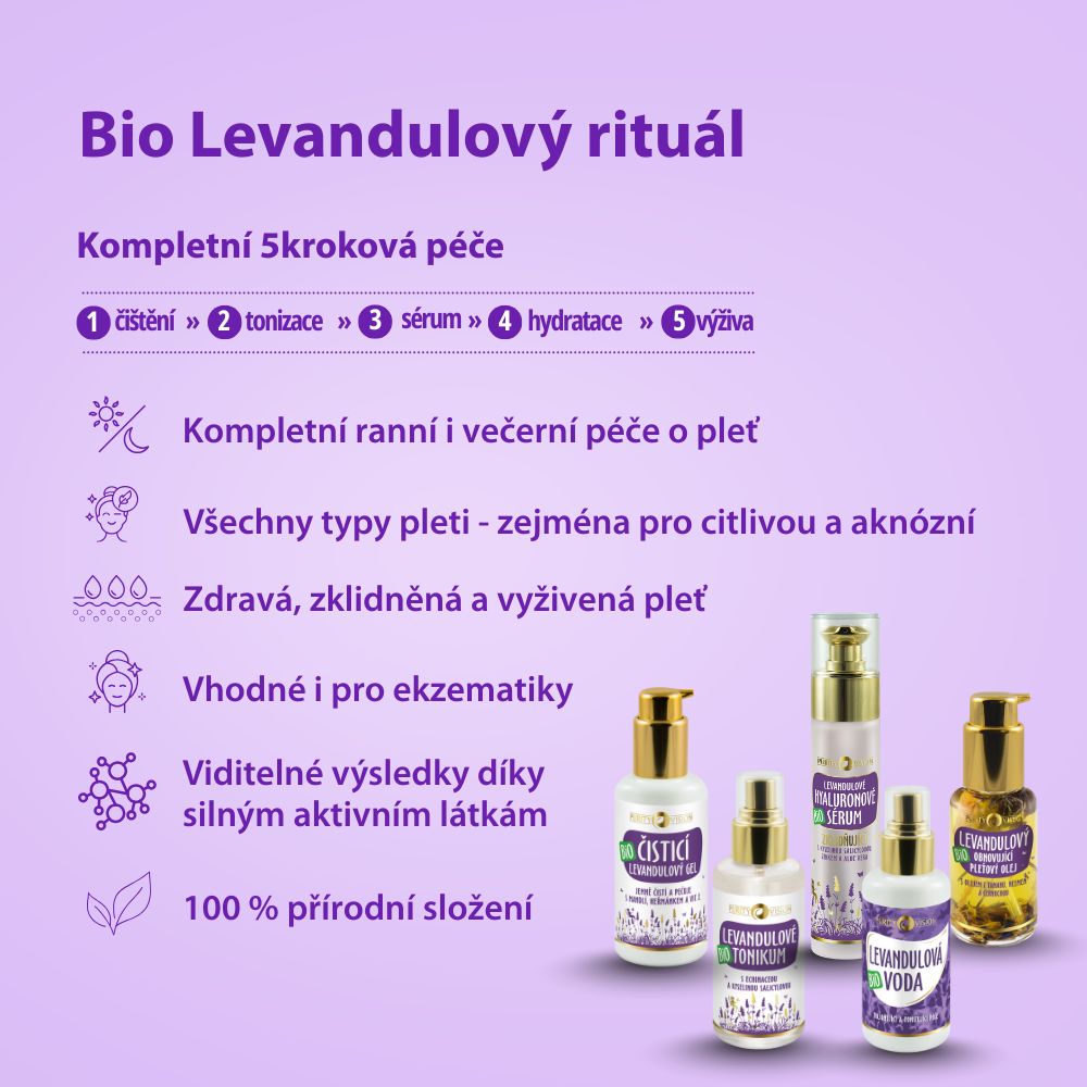 Bio Levandulový rituál v starostlivosti o pleť
