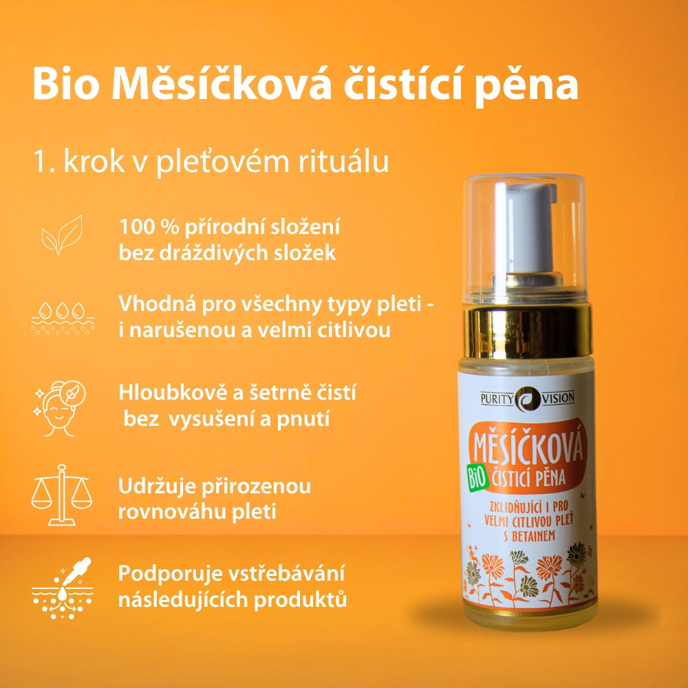Bio Nechtíková čistiaca pena 95 ml