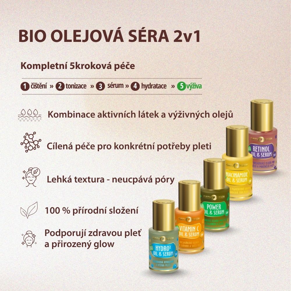 Bio Olejová séra 2v1