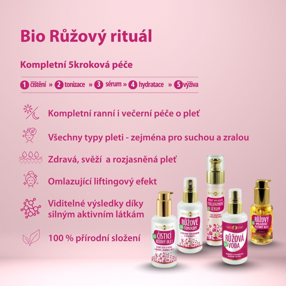 Bio Ružový rituál v starostlivosti o pleť