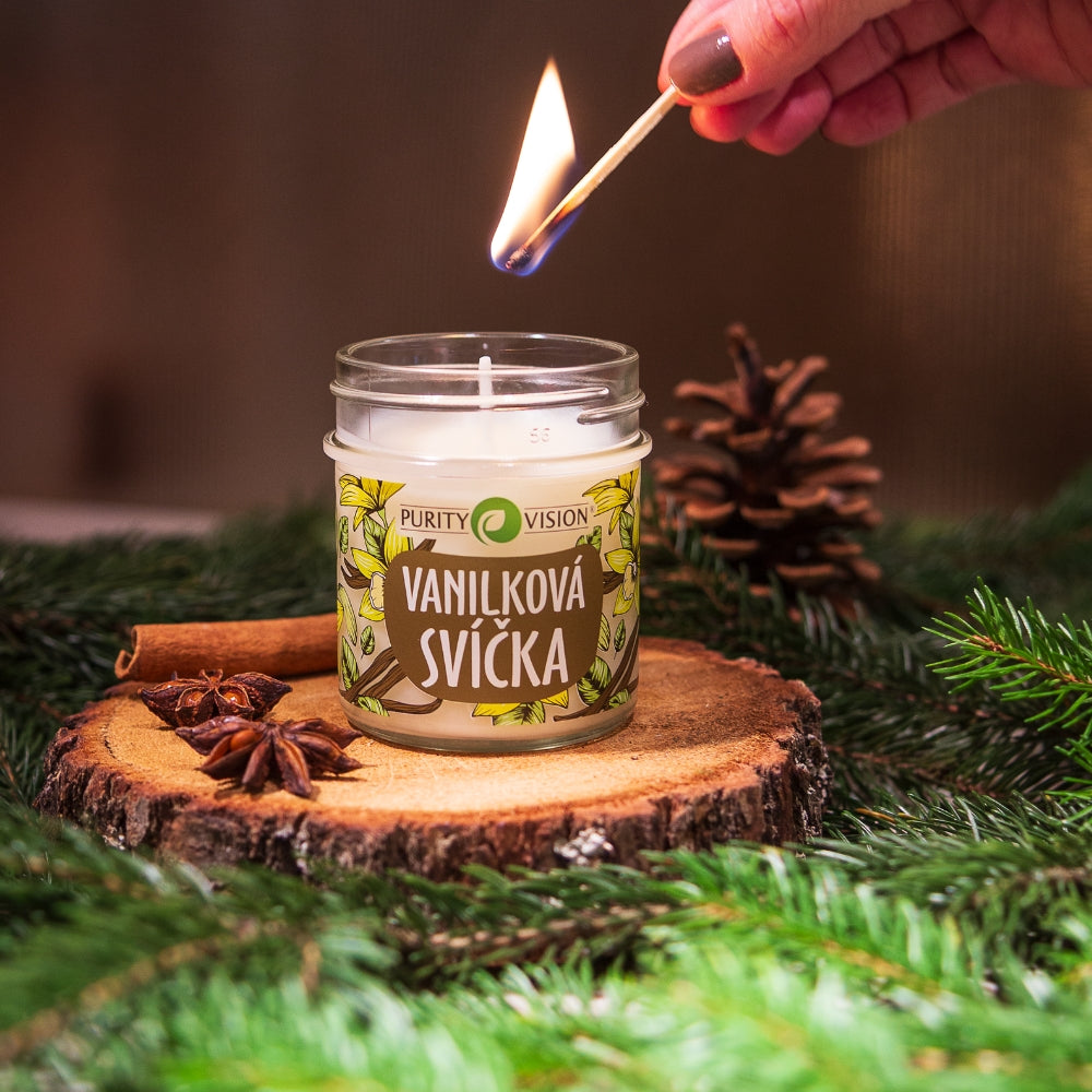 Vanilková sviečka 100 g