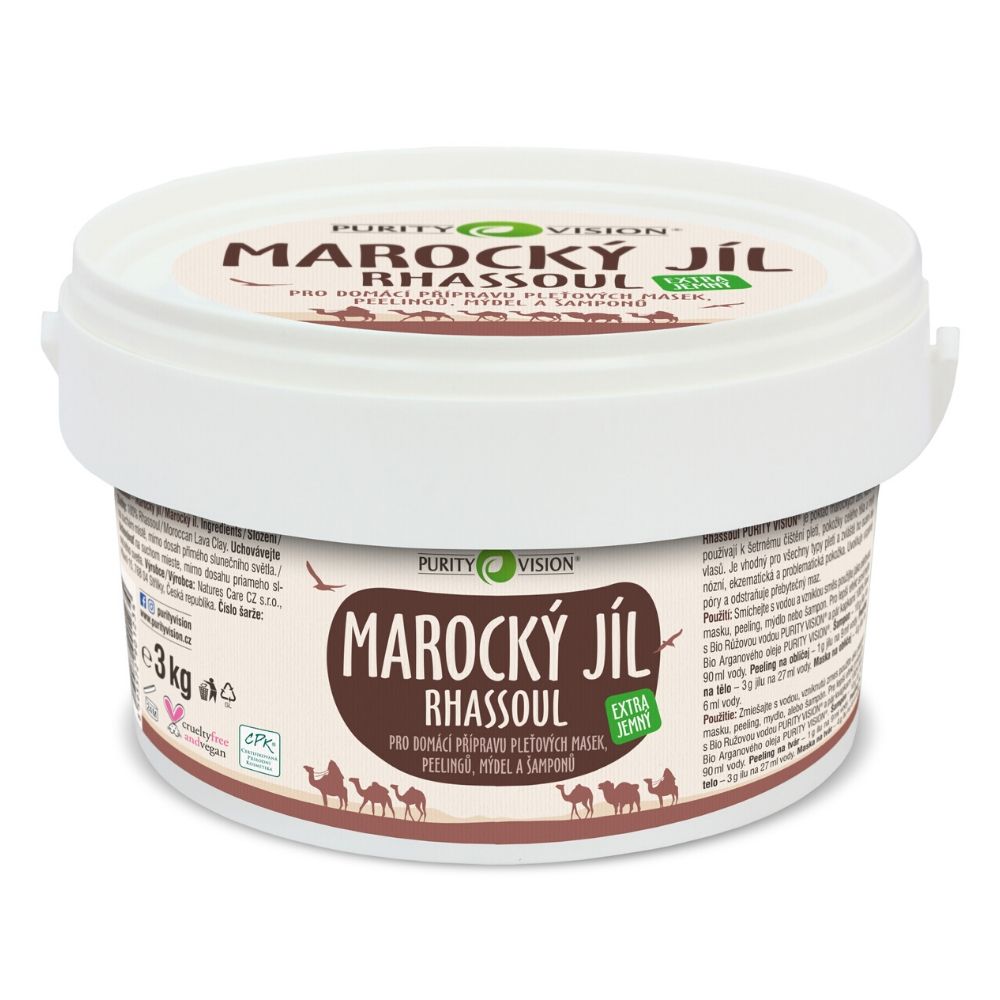 Marocký íl – Rhassoul 3 kg