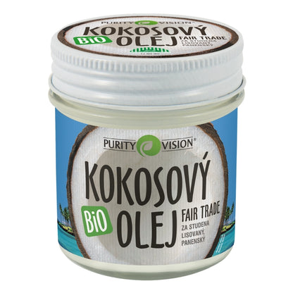 Fair Trade Bio Kokosový olej panenský 120 ml